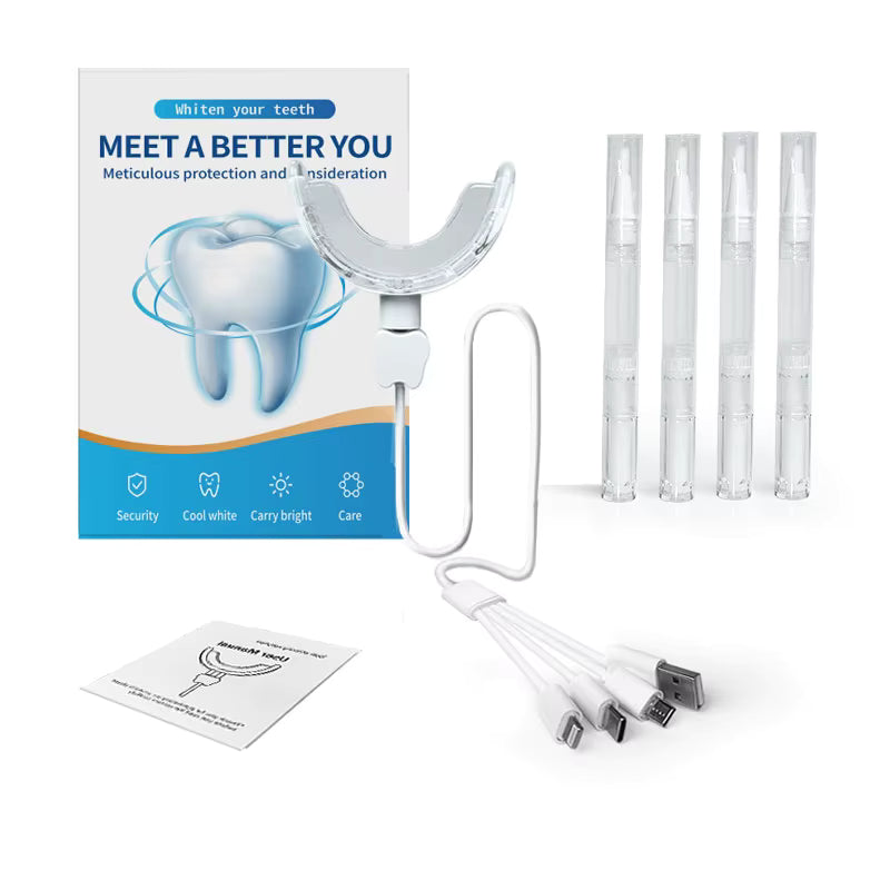 Kit blanchiment dentaire portable – sourire éclatant ✨
