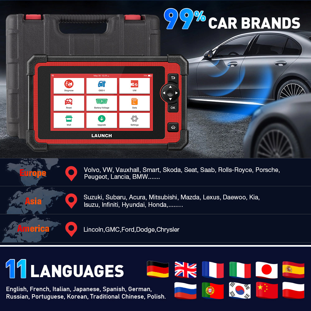 LAUNCH CRP919E – Scanner OBD2 diagnostic auto 🔧