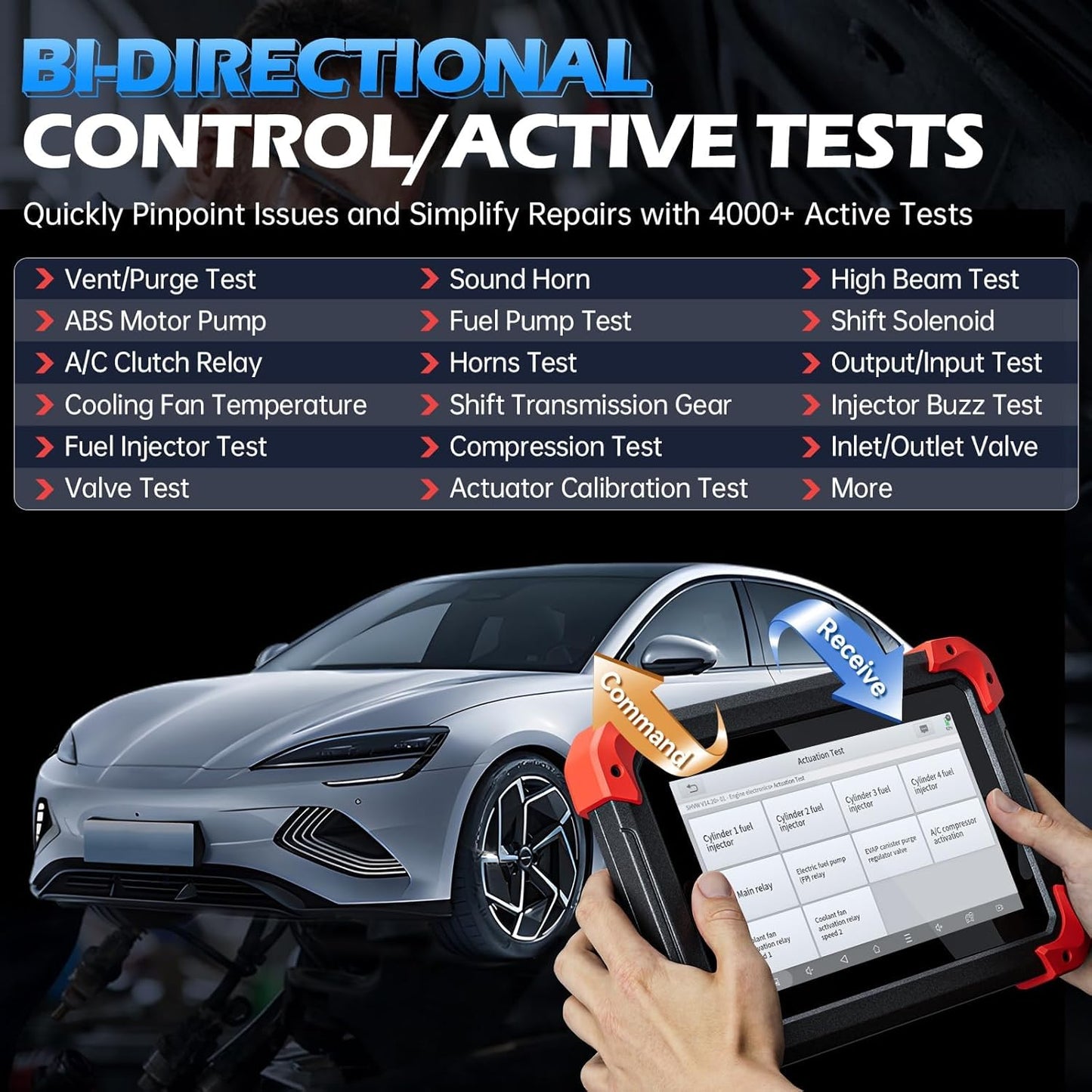 Tablette de Diagnostic Automobile XTOOL D7 – Scanner OBD2 Pro, Fonctions Avancées, Codage Rapide – RDC eBUYZONE.NET