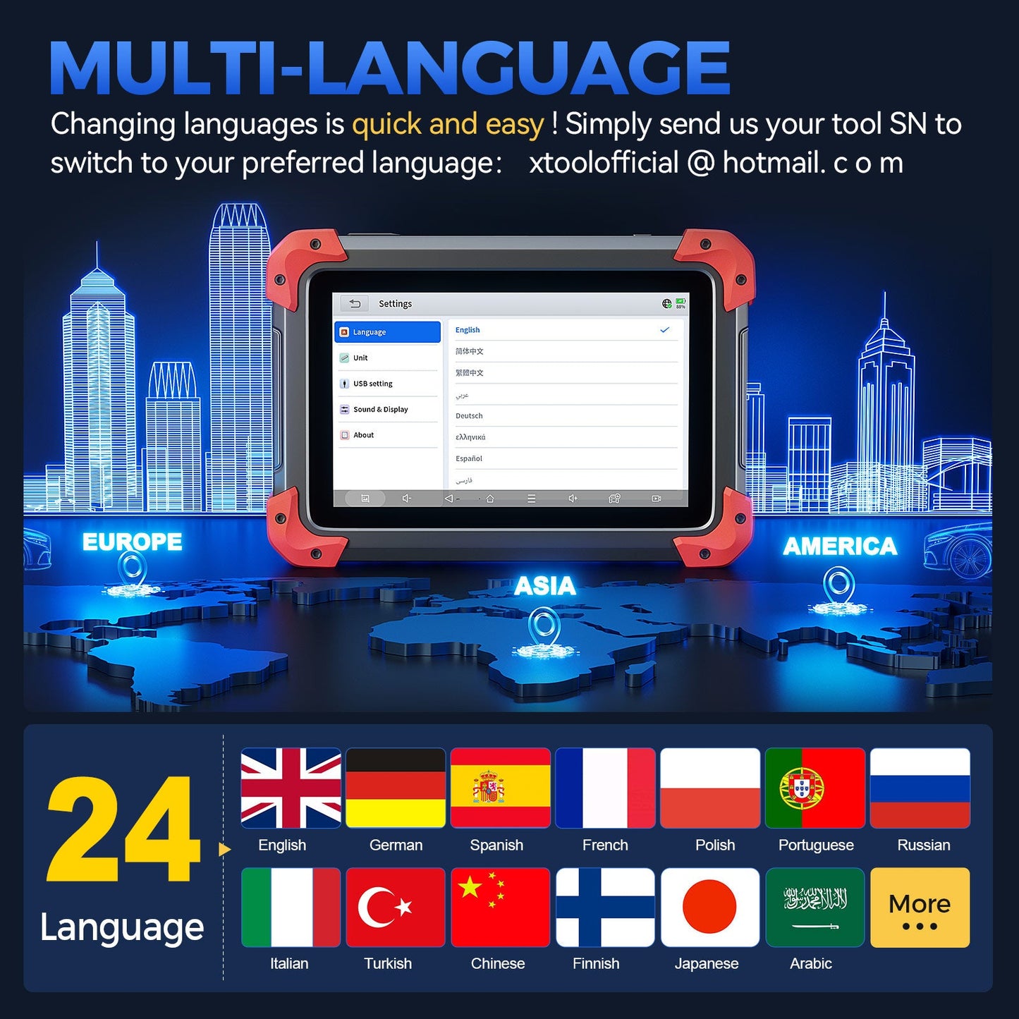 Tablette de Diagnostic Automobile XTOOL D7 â Scanner OBD2 Pro, Fonctions AvancĂ©es, Codage Rapide â RDC eBUYZONE.NET
