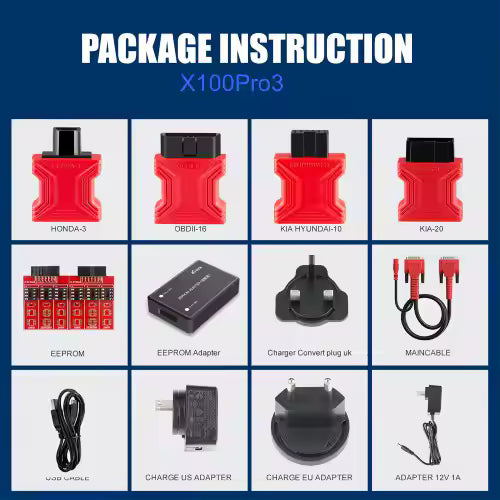 XTOOL X100 PRO3 â Programmateur de clĂ©s auto, OBD2 rapide + multi-marques â RDC EBUYZONE.NET
