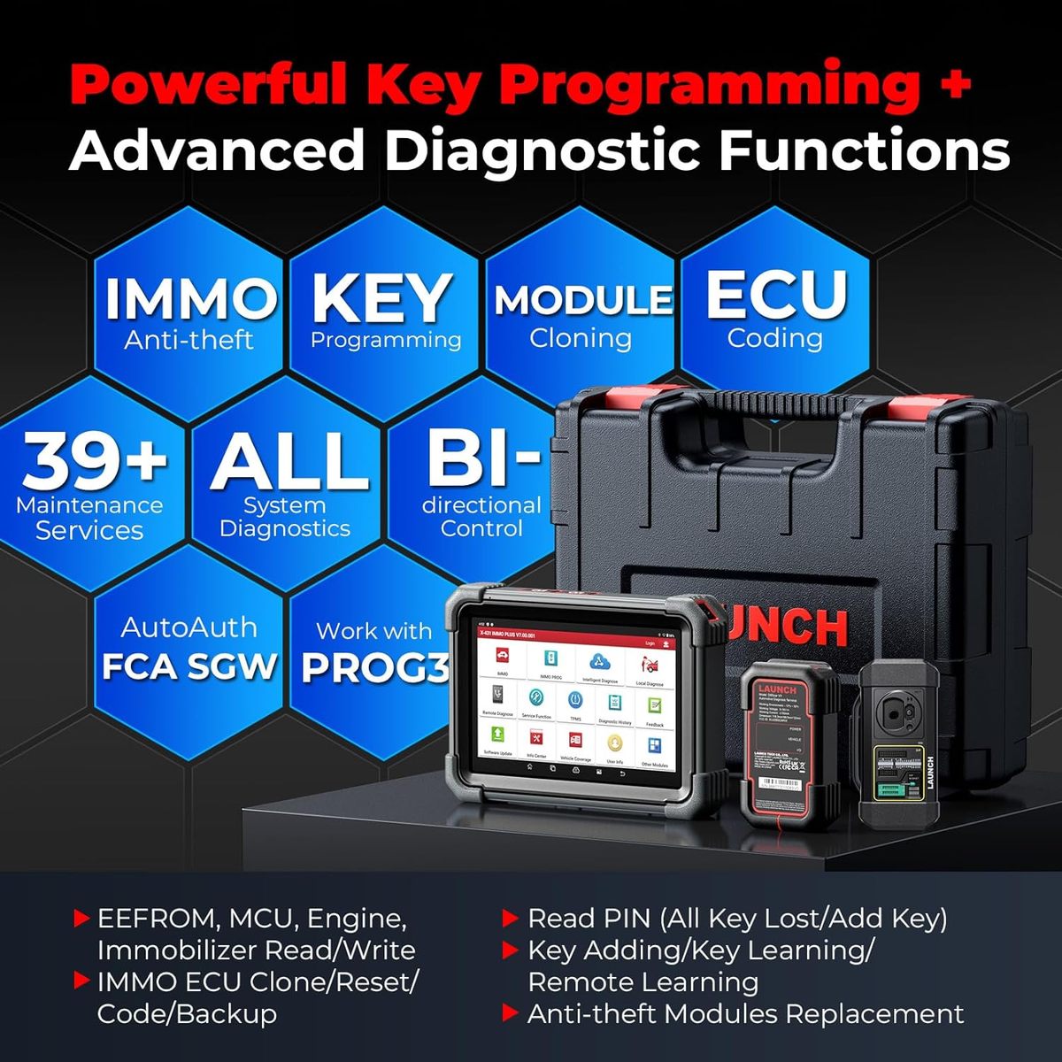 Launch X431 IMMO Plus — Programmateur de clé performant 🔧