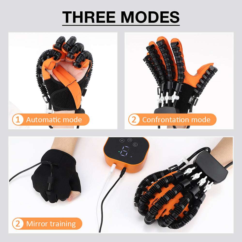 Gant de Rééducation Robotique pour Main – Orthèse, Exercice AVC + Modes Automatisés – RDC