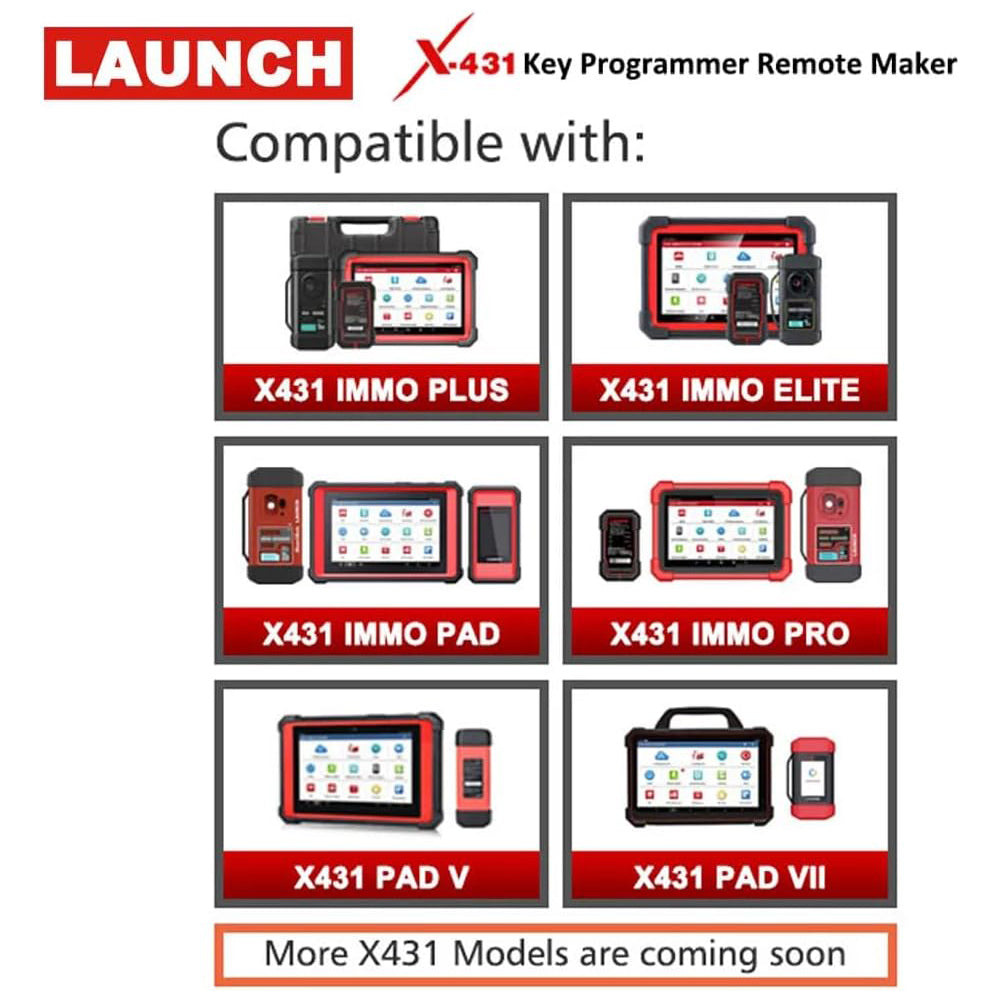 Programmeur de clé LAUNCH X431 : clés & IMMO 🔧