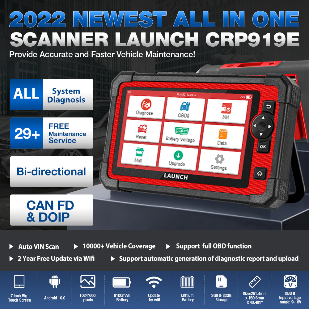 LAUNCH CRP919E – Scanner OBD2 diagnostic auto 🔧