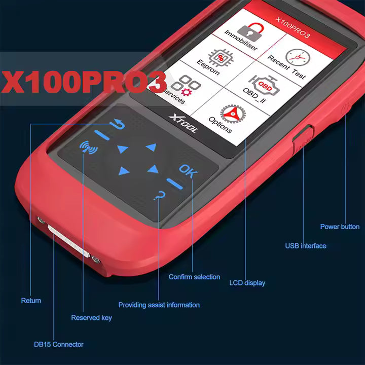 XTOOL X100 PRO3 â Programmateur de clĂ©s auto, OBD2 rapide + multi-marques â RDC EBUYZONE.NET