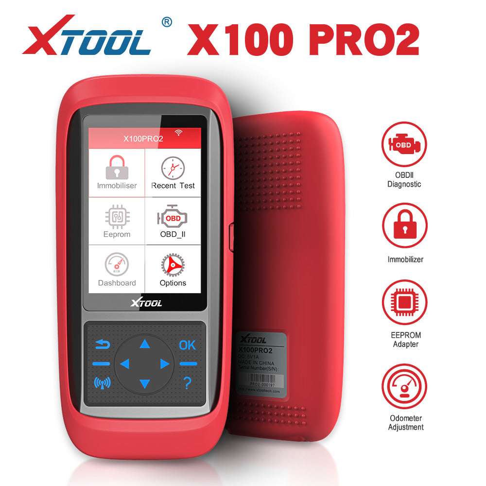 XTOOL X100 PRO2 â Programmateur ClĂ©s, Diagnostic Voiture, KilomĂ©trage PrĂ©cis â RDC