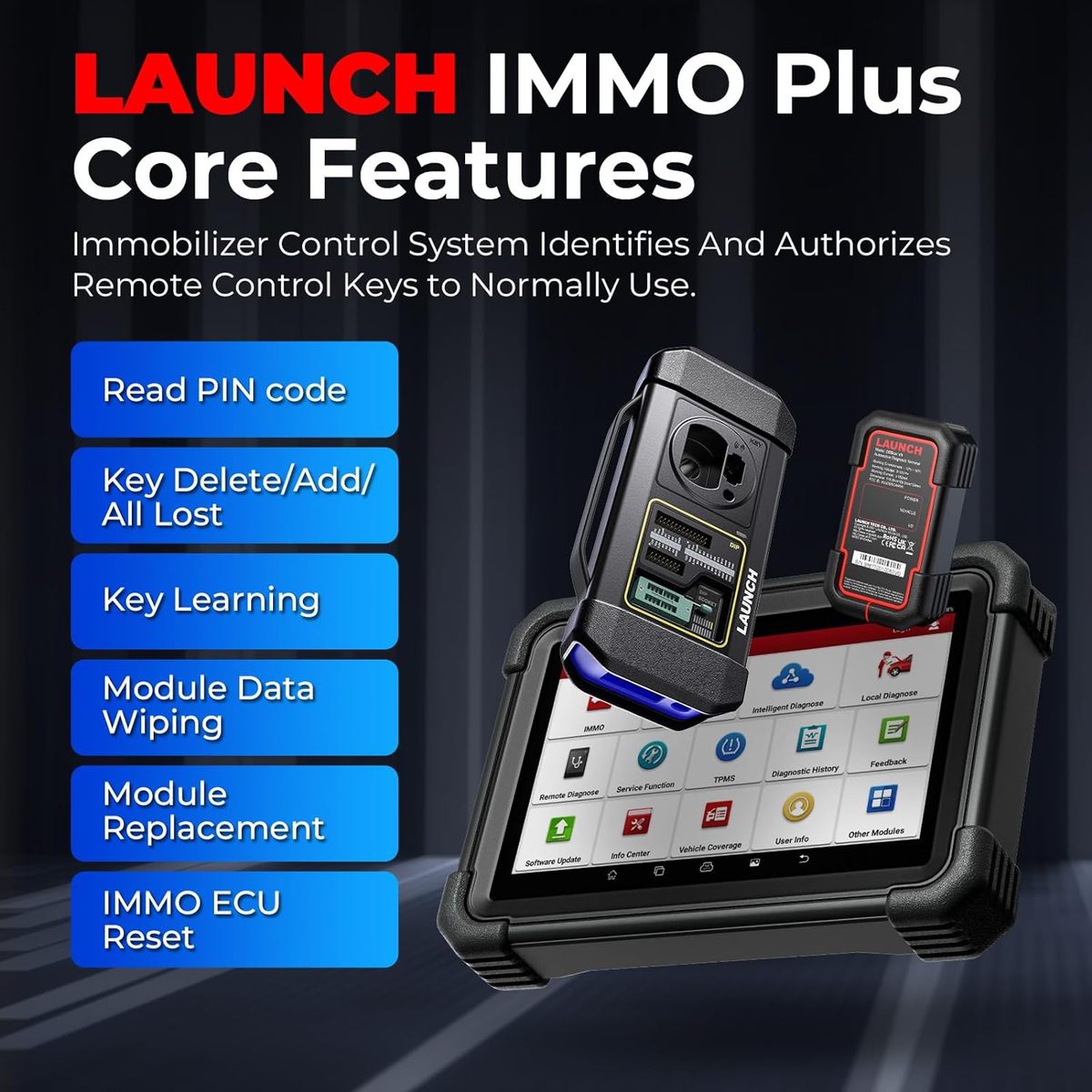 Launch X431 IMMO Plus — Programmateur de clé performant 🔧