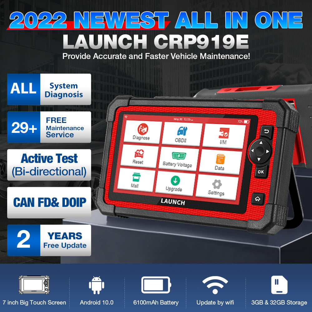 LAUNCH CRP919E – Scanner OBD2 diagnostic auto 🔧