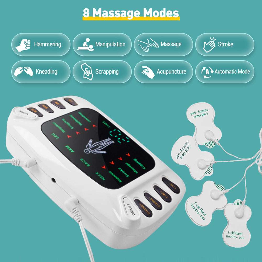 Électrothérapie YTK-309B avec 8 modes de massage pour soulager douleurs musculaires – disponible en RDC.
