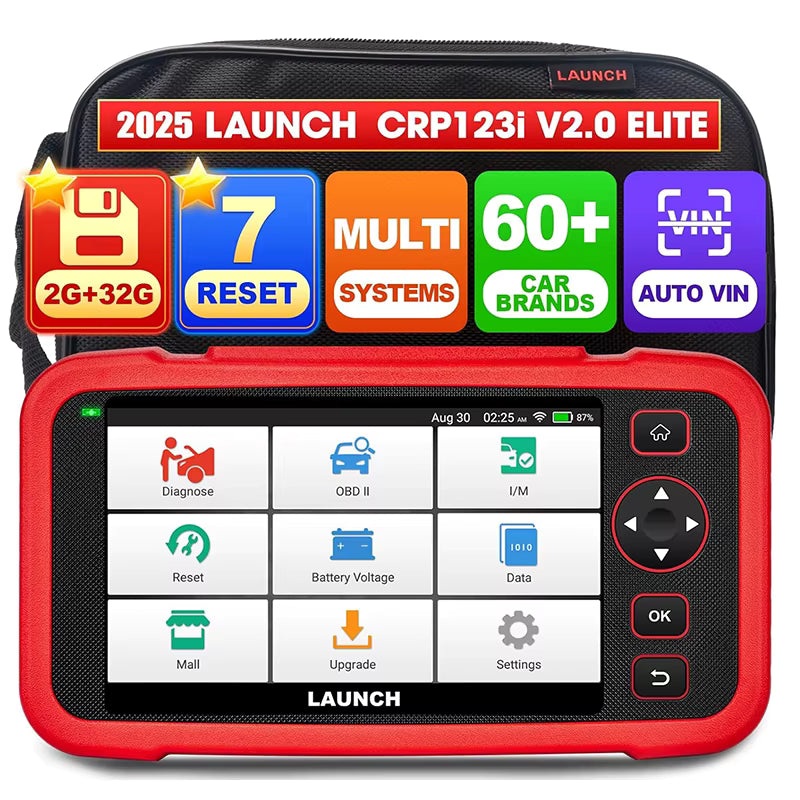 LAUNCH CRP123I V2.0 ELITE: scanner auto 4 systèmes 🔧