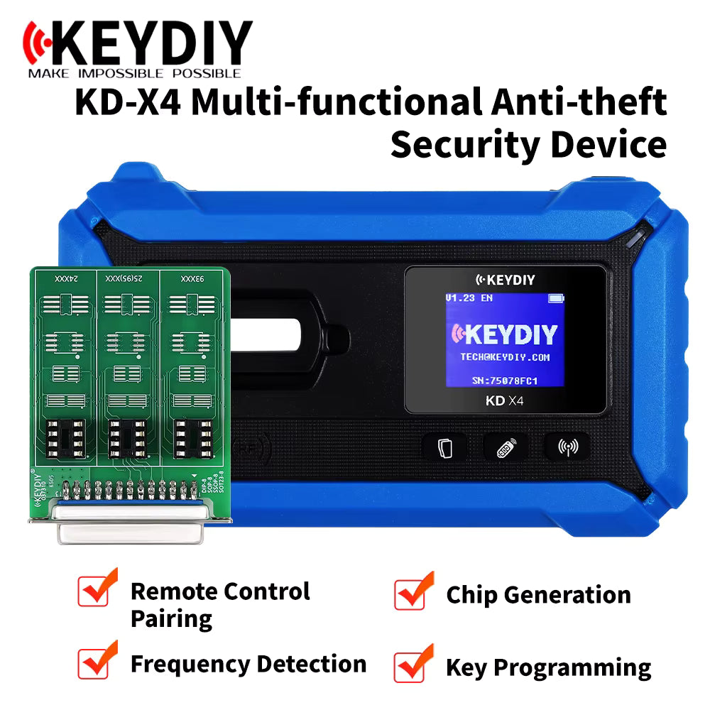 KEYDIY KD-X4 – Programmation clé auto 🔑 - eBUYZONE.NET