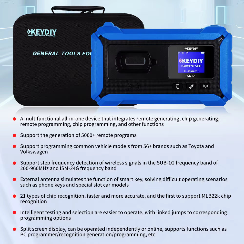 KEYDIY KD-X4 – Programmation clé auto 🔑 - eBUYZONE.NET