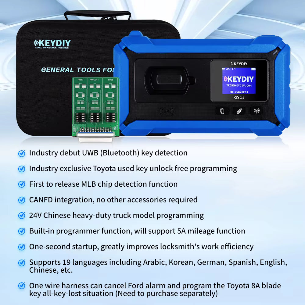 KEYDIY KD-X4 – Programmation clé auto 🔑 - eBUYZONE.NET
