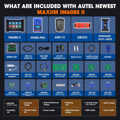 Autel IM608S II – Programmation clés & diagnostic 🔑 - eBUYZONE.NET