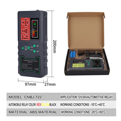 Testeur de relais auto sans fil 12V/24V ⚡