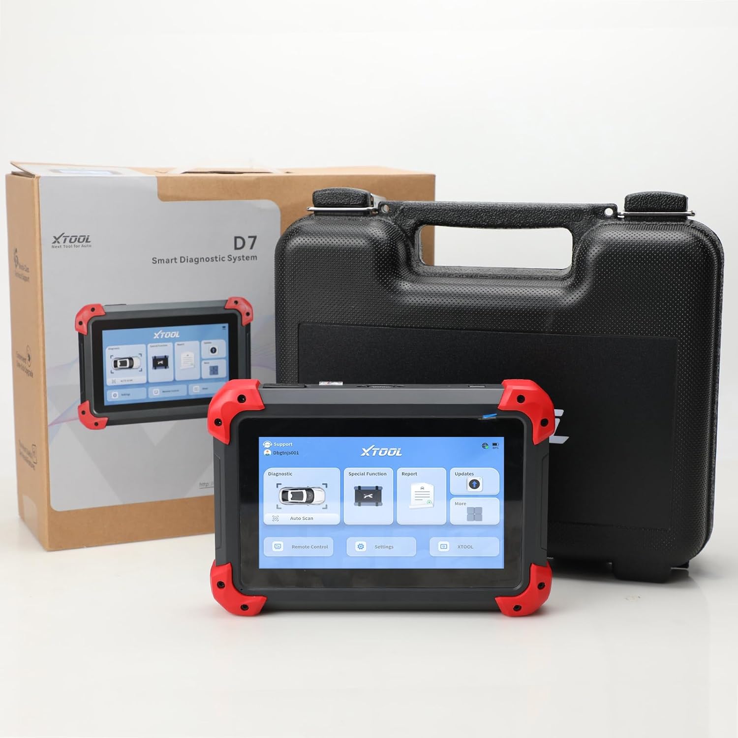 Tablette de Diagnostic Automobile XTOOL D7 – Scanner OBD2 Pro, Fonctions Avancées, Codage Rapide – RDC eBUYZONE.NET