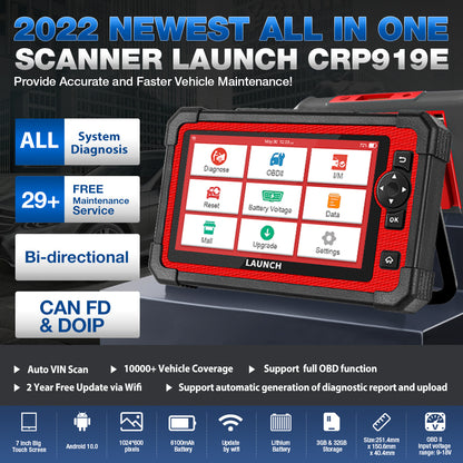LAUNCH CRP919E – Scanner OBD2 diagnostic auto 🔧