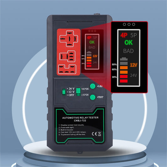 Testeur de relais auto sans fil 12V/24V ⚡