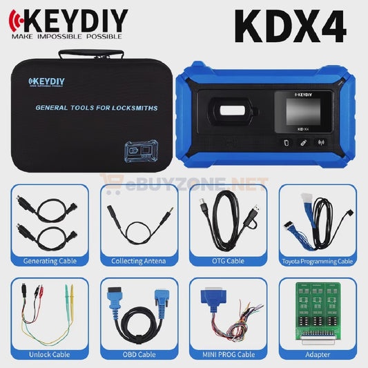 KEYDIY KD-X4 – Programmation clé auto 🔑
