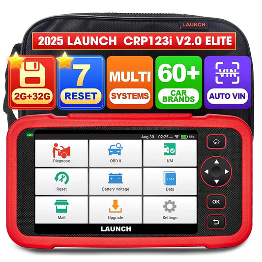 LAUNCH CRP123I V2.0 ELITE: scanner auto 4 systèmes 🔧